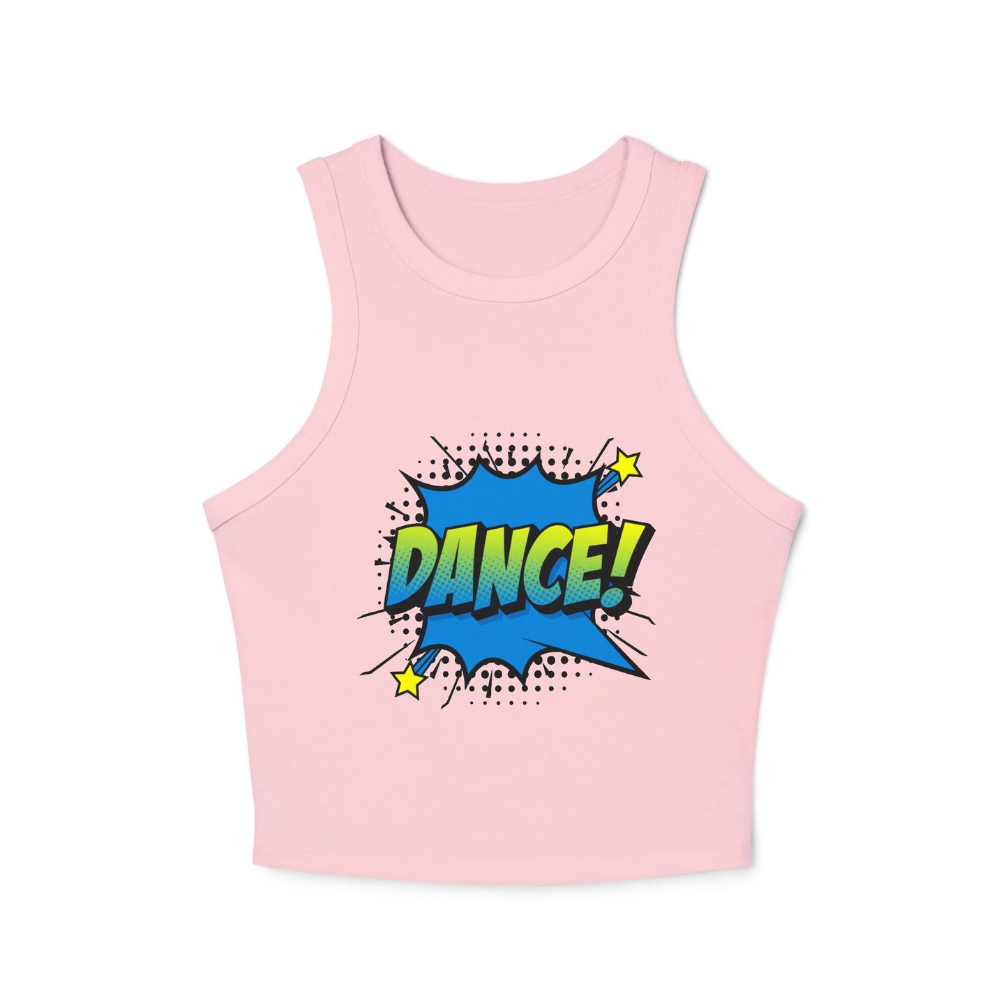 Comic Vibes - Dance! Women's Racer Tank