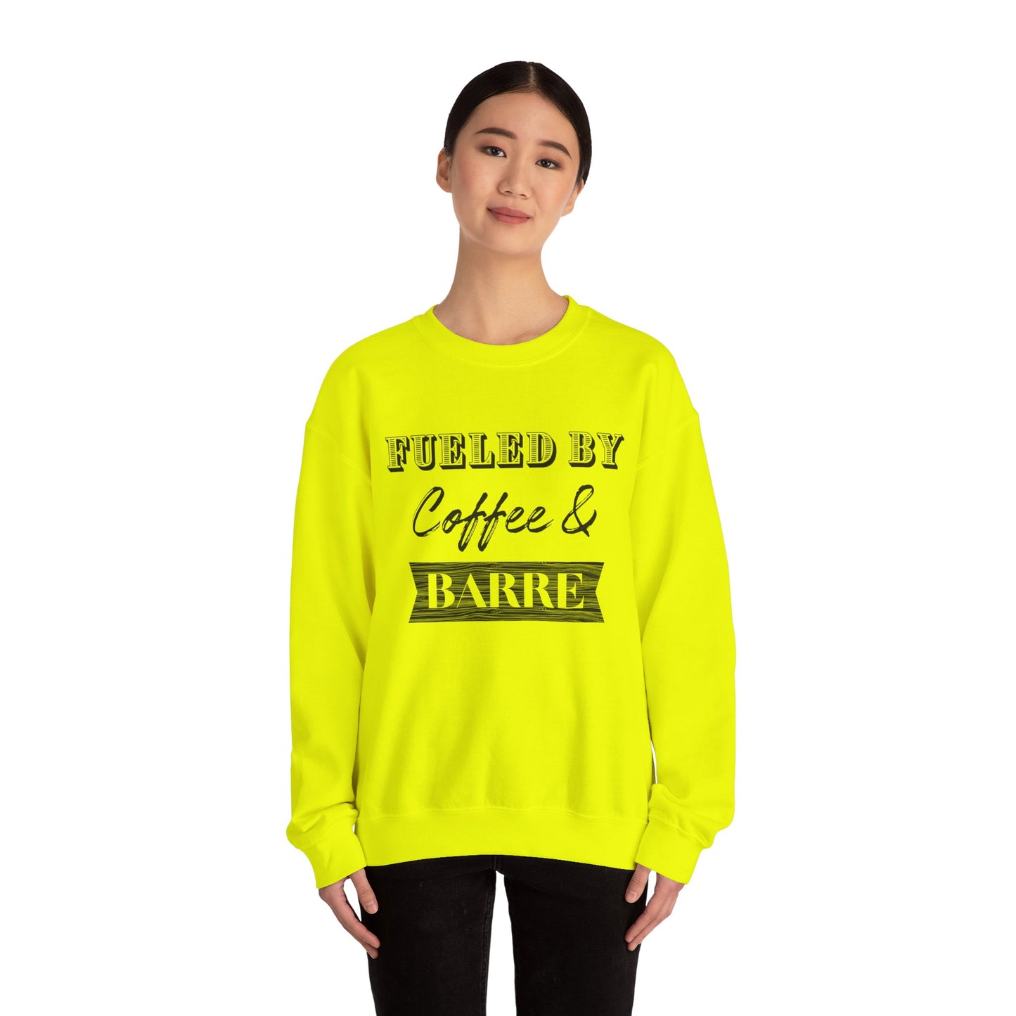 Fueled by Coffee and Barre Crewneck Sweatshirt