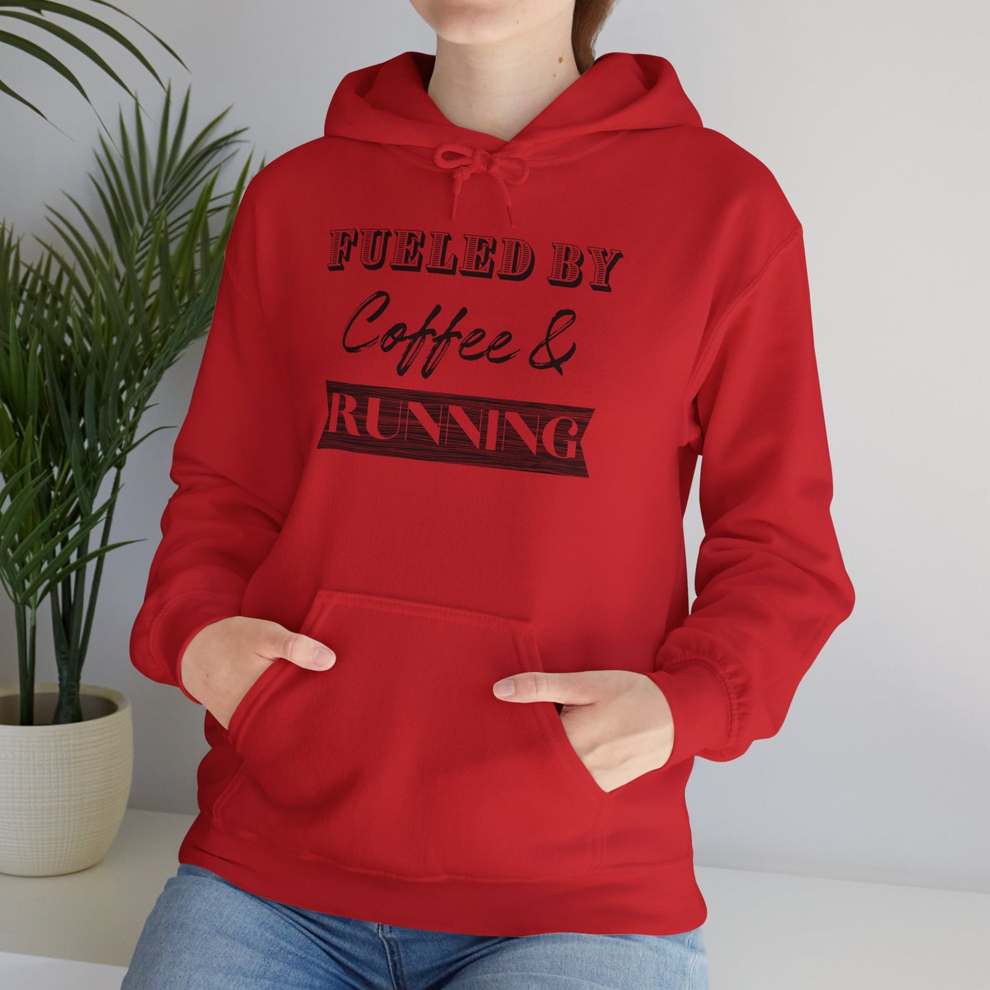 Fueled by Coffee and Running Hooded Sweatshirt