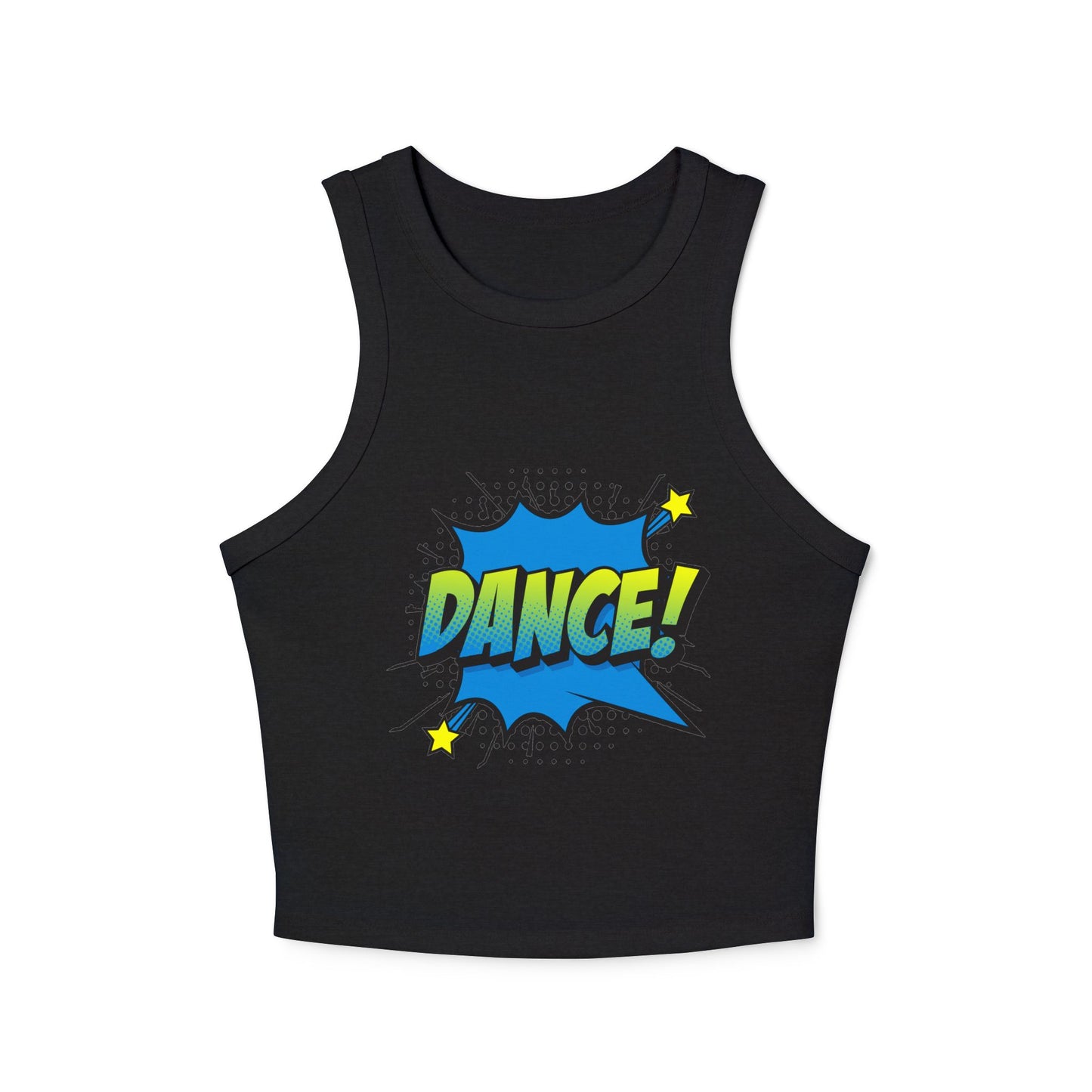 Comic Vibes - Dance! Women's Racer Tank
