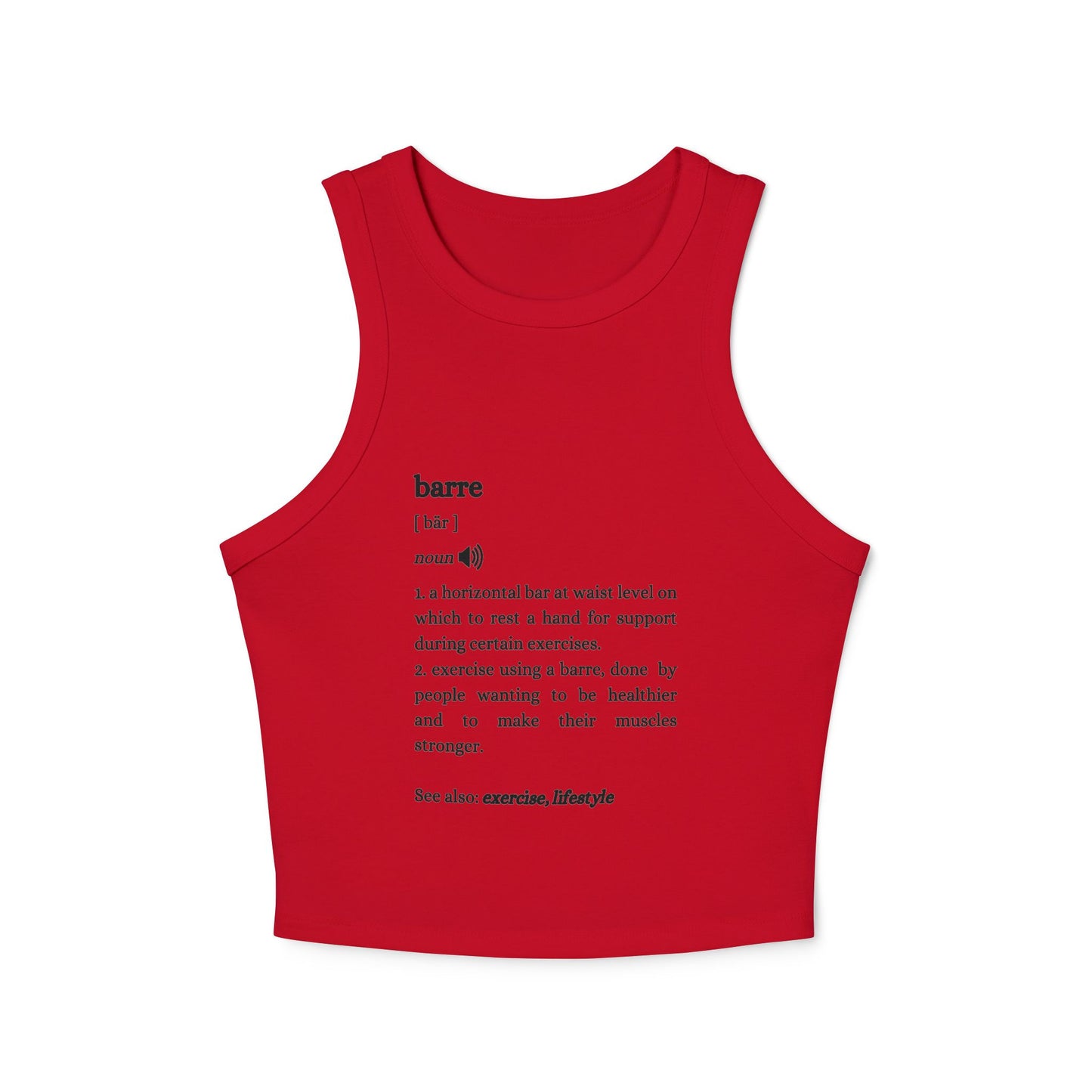 Definition Series Barre Racer Tank Top