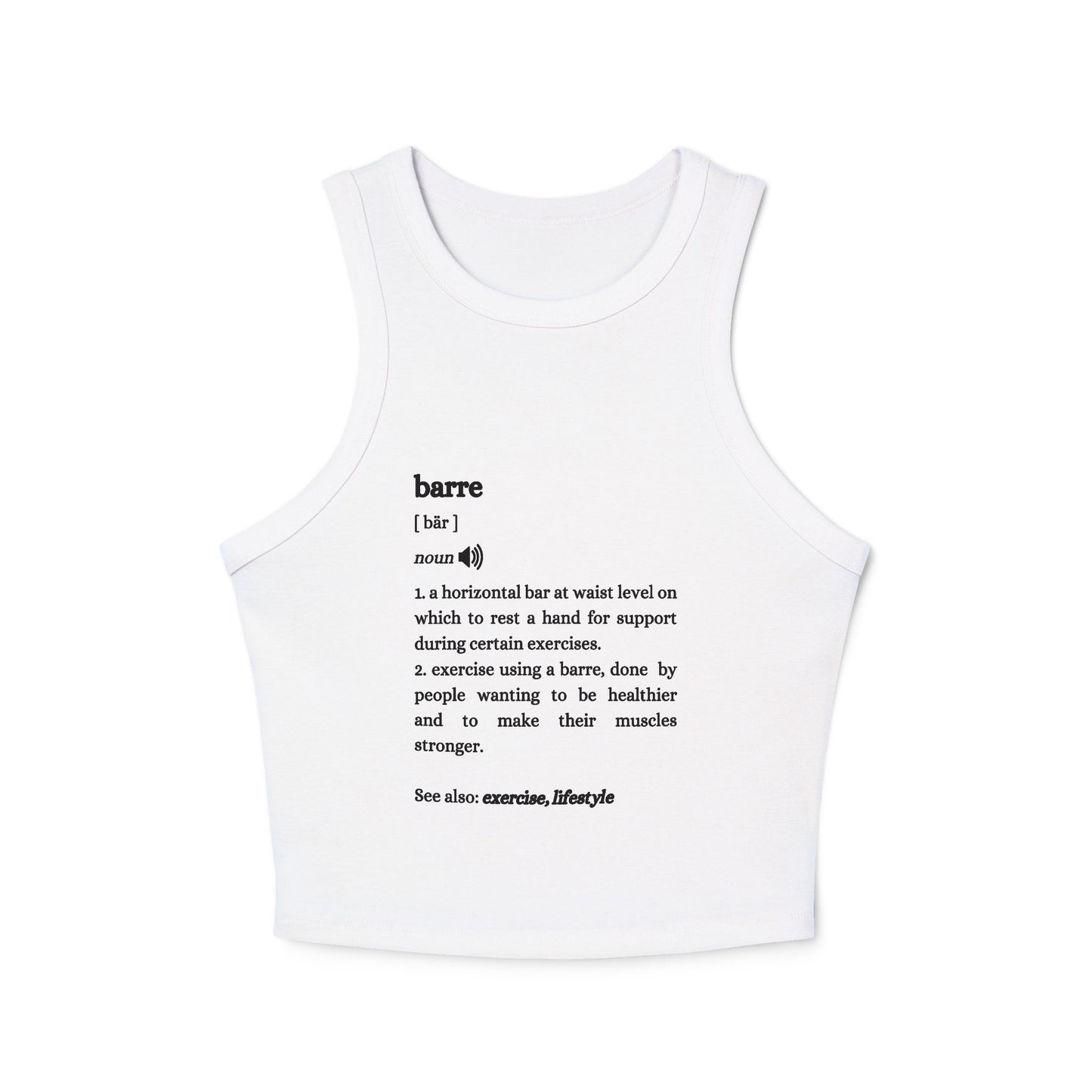 Definition Series Barre Racer Tank Top
