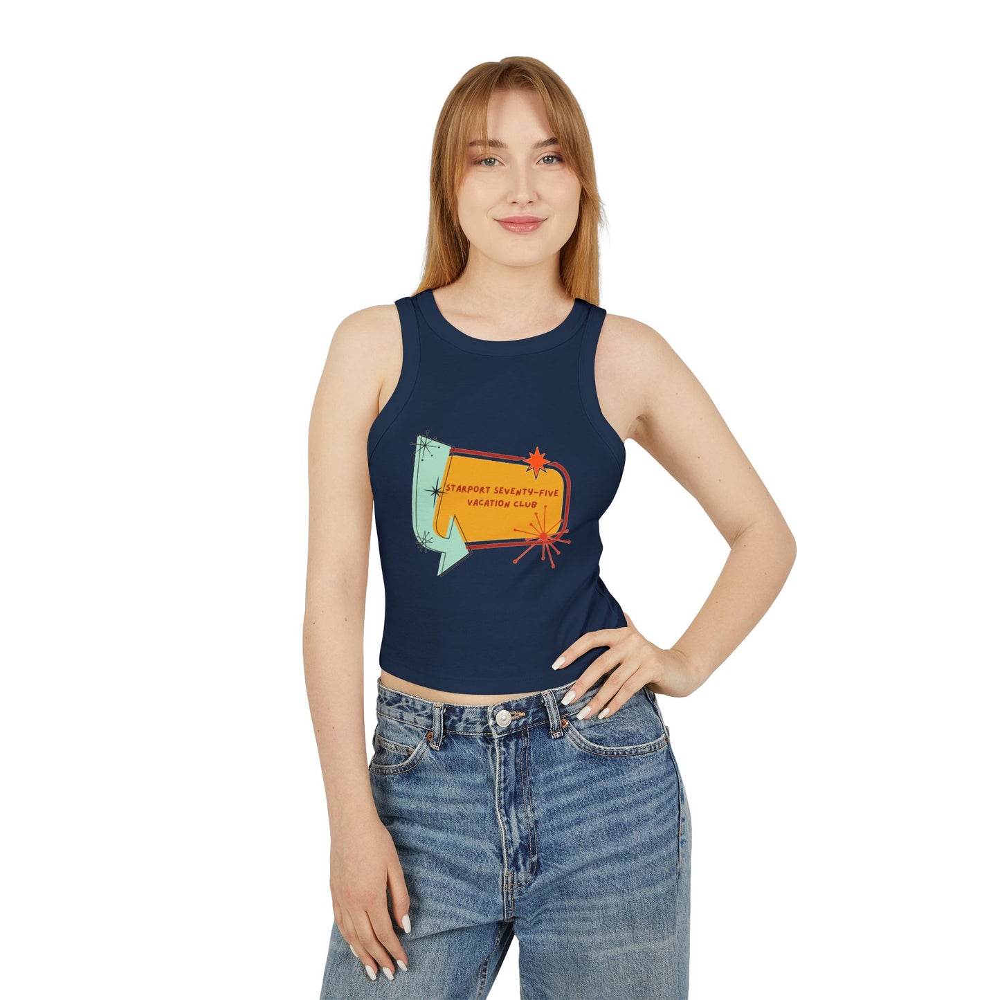 Women's Micro Rib Racer Tank Top