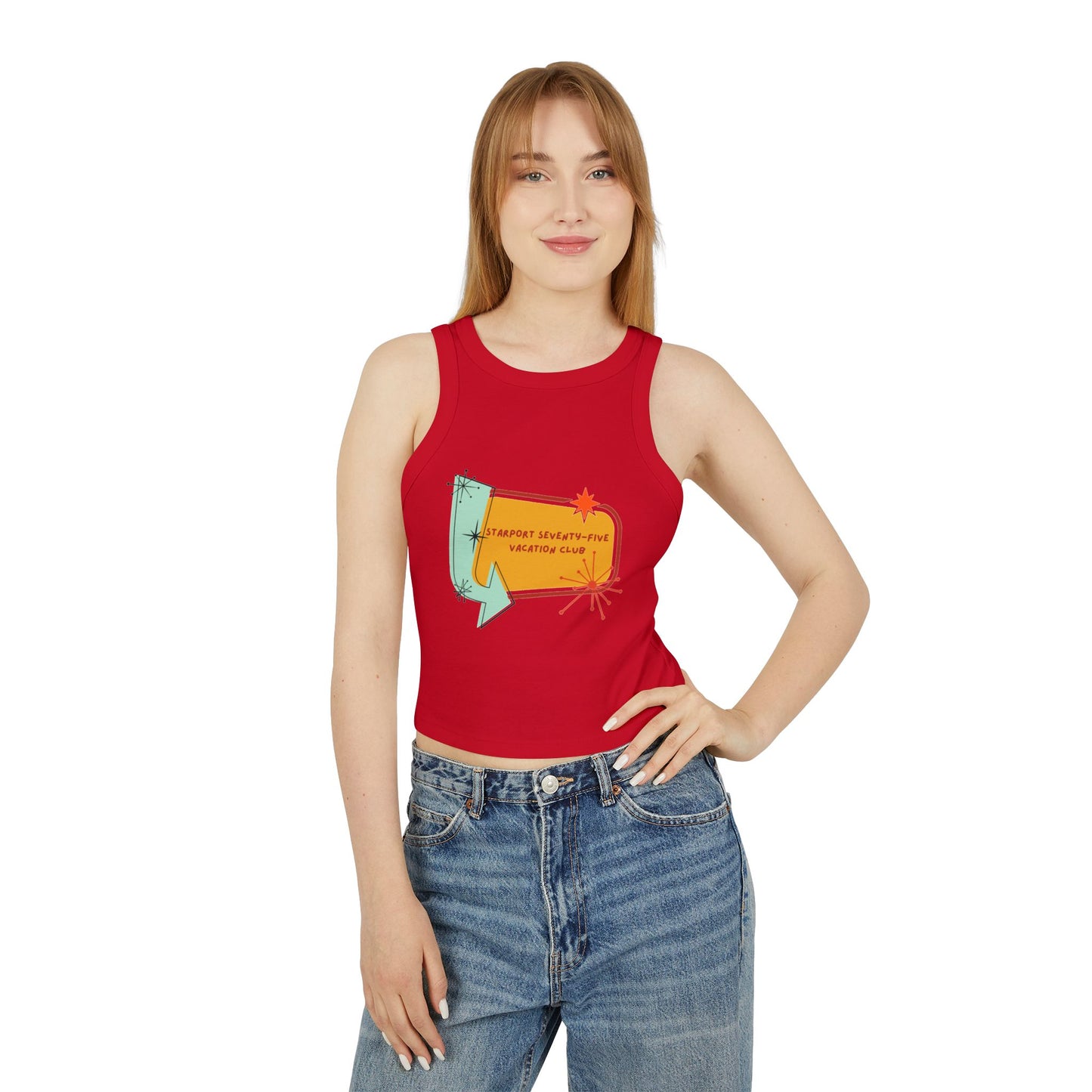 Women's Micro Rib Racer Tank Top