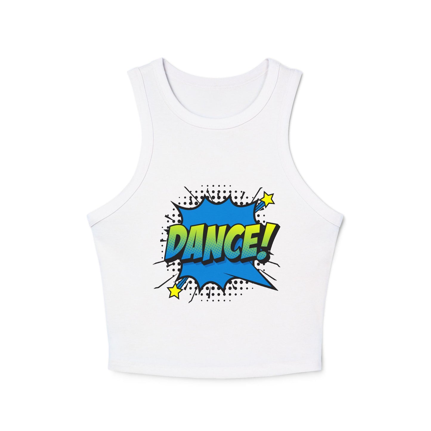 Comic Vibes - Dance! Women's Racer Tank