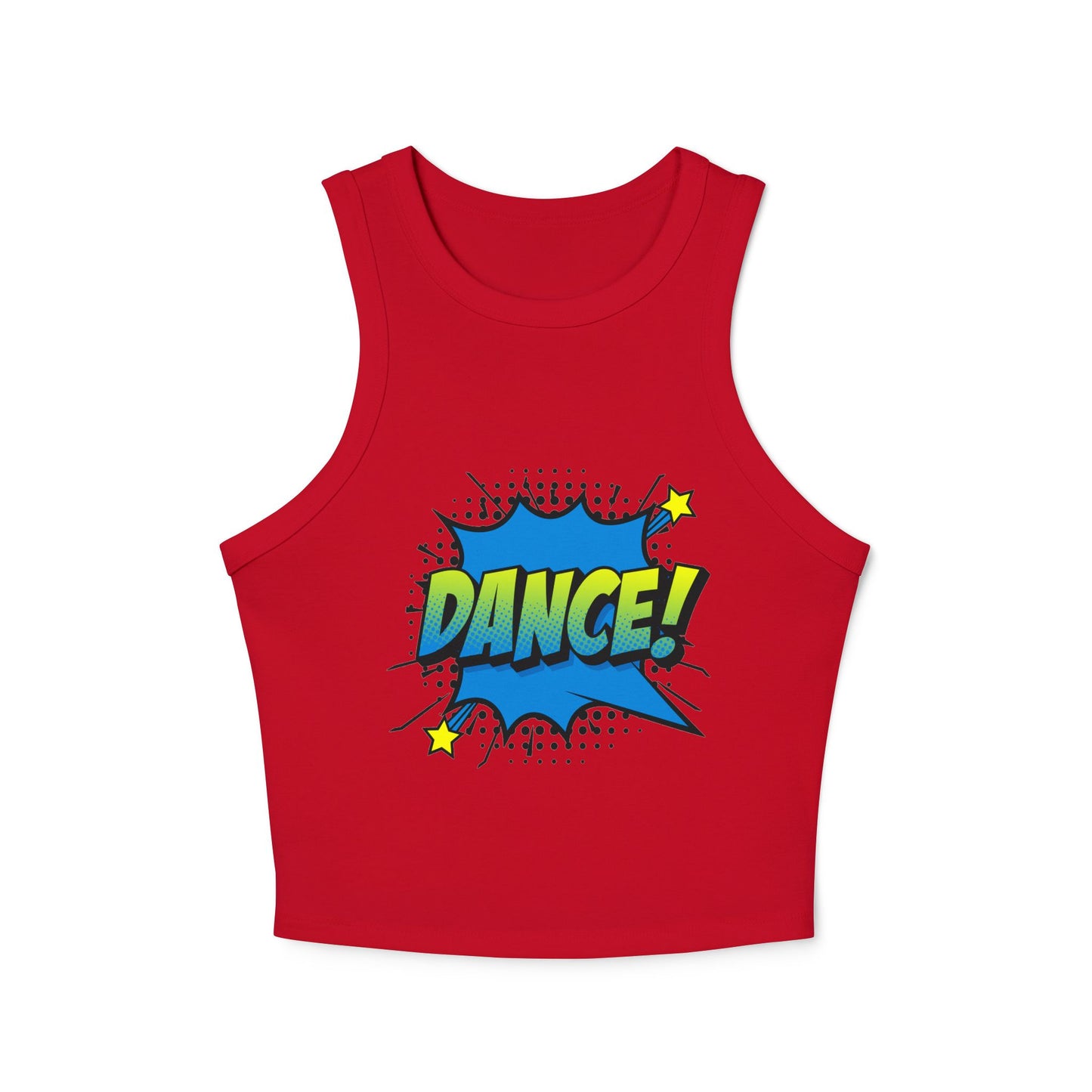 Comic Vibes - Dance! Women's Racer Tank