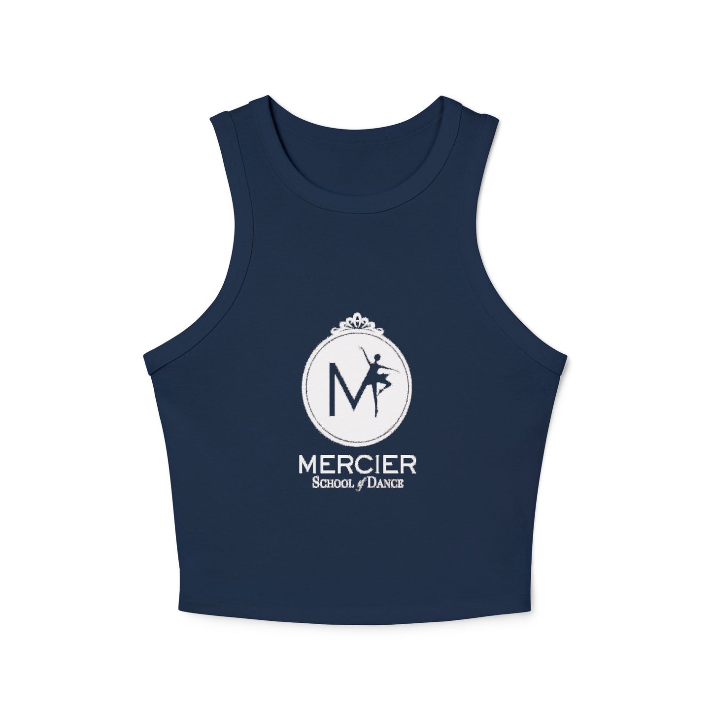 Mercier ballet logo Racer Tank Top