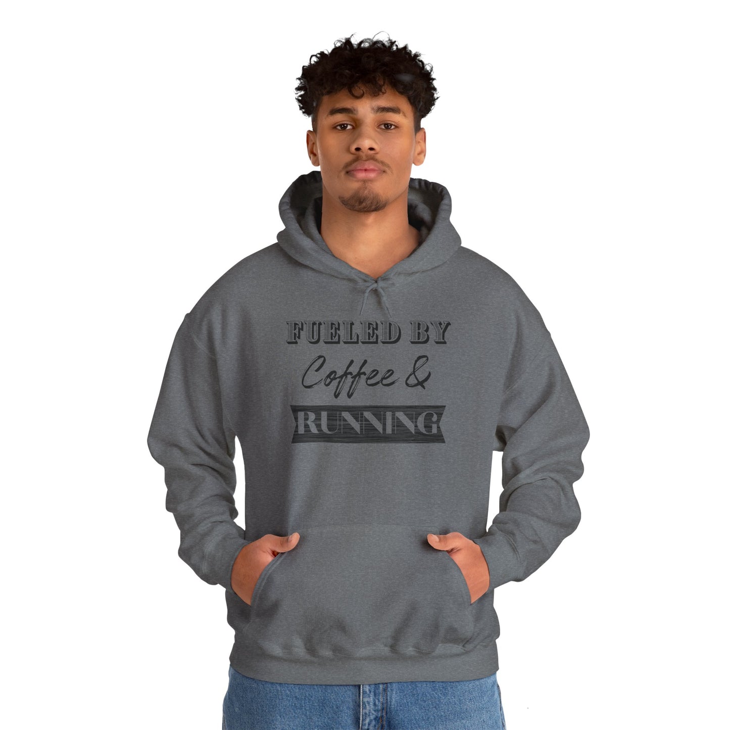 Fueled by Coffee and Running Hooded Sweatshirt
