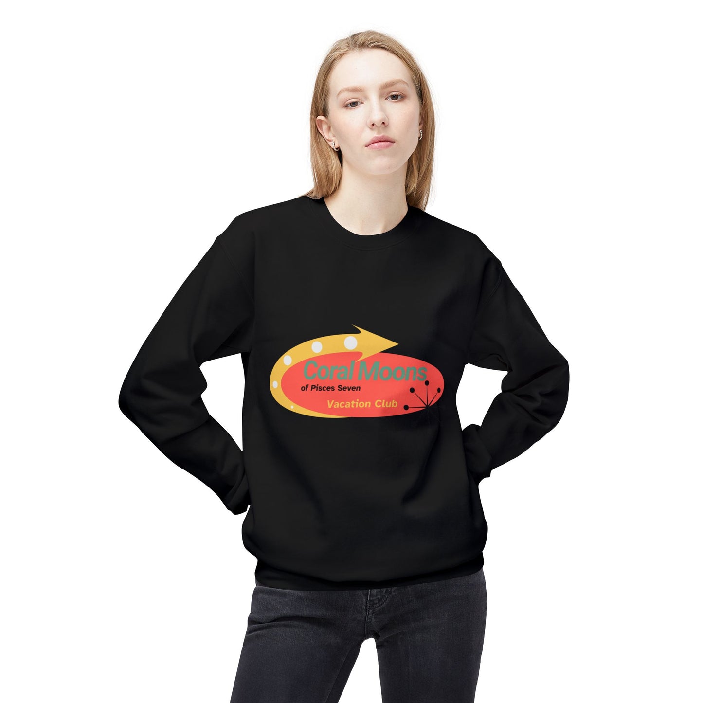 Vacation on the Coral Moons of Pisces Seven Crewneck Sweatshirt