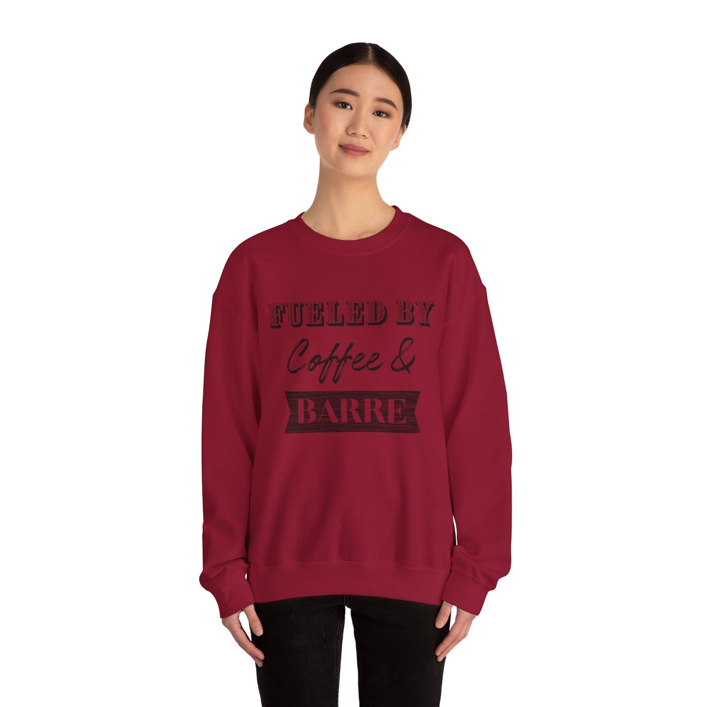 Fueled by Coffee and Barre Crewneck Sweatshirt