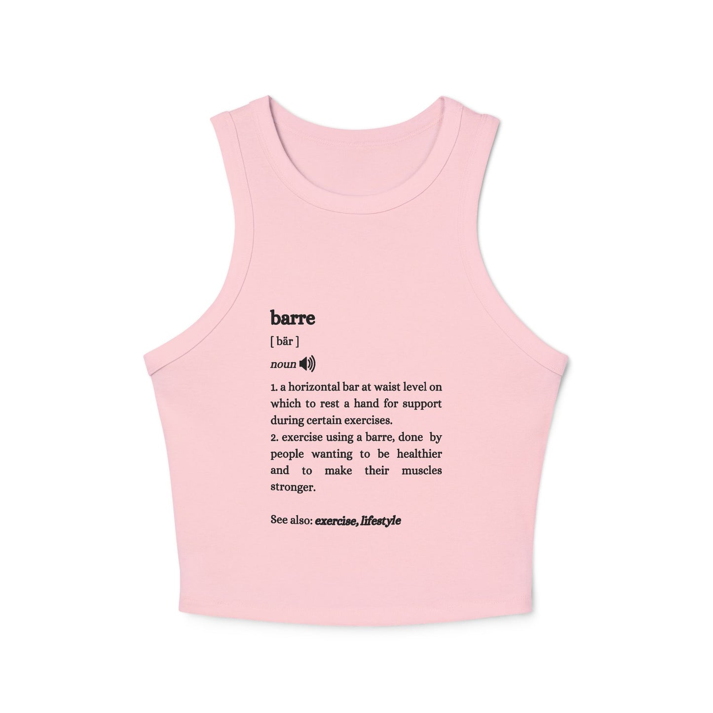 Definition Series Barre Racer Tank Top