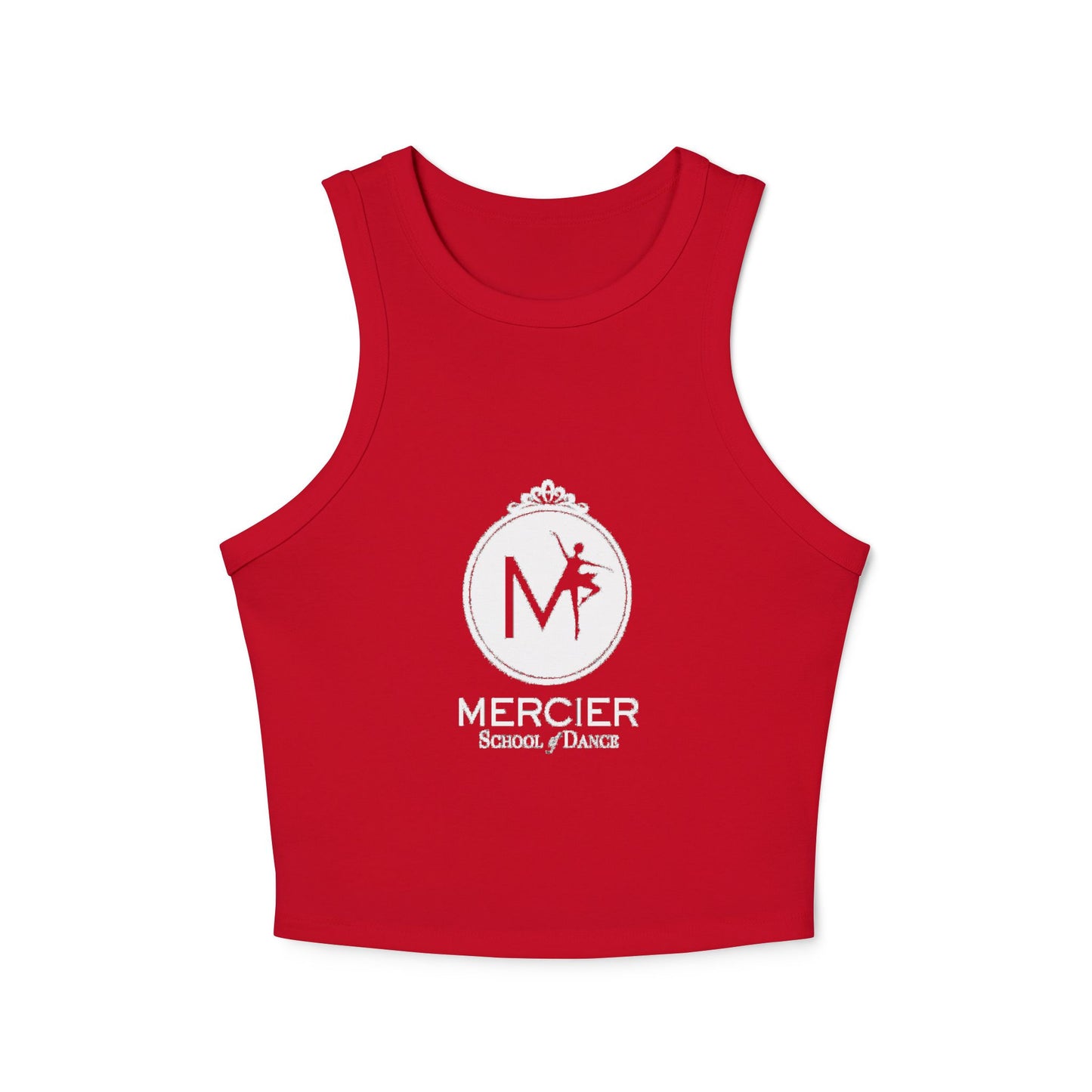 Mercier ballet logo Racer Tank Top