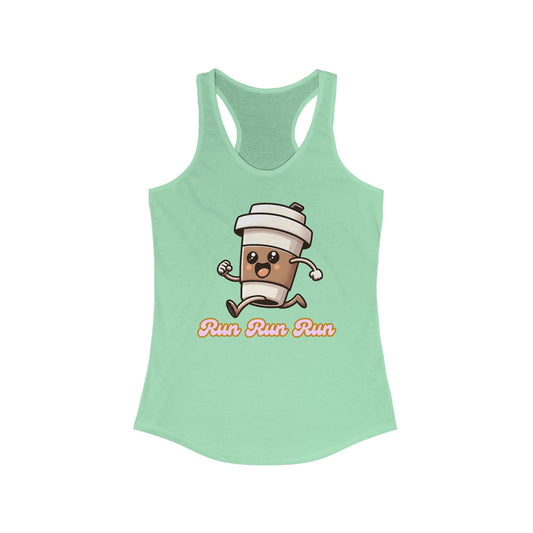 Coffee on the Run Racerback Tank
