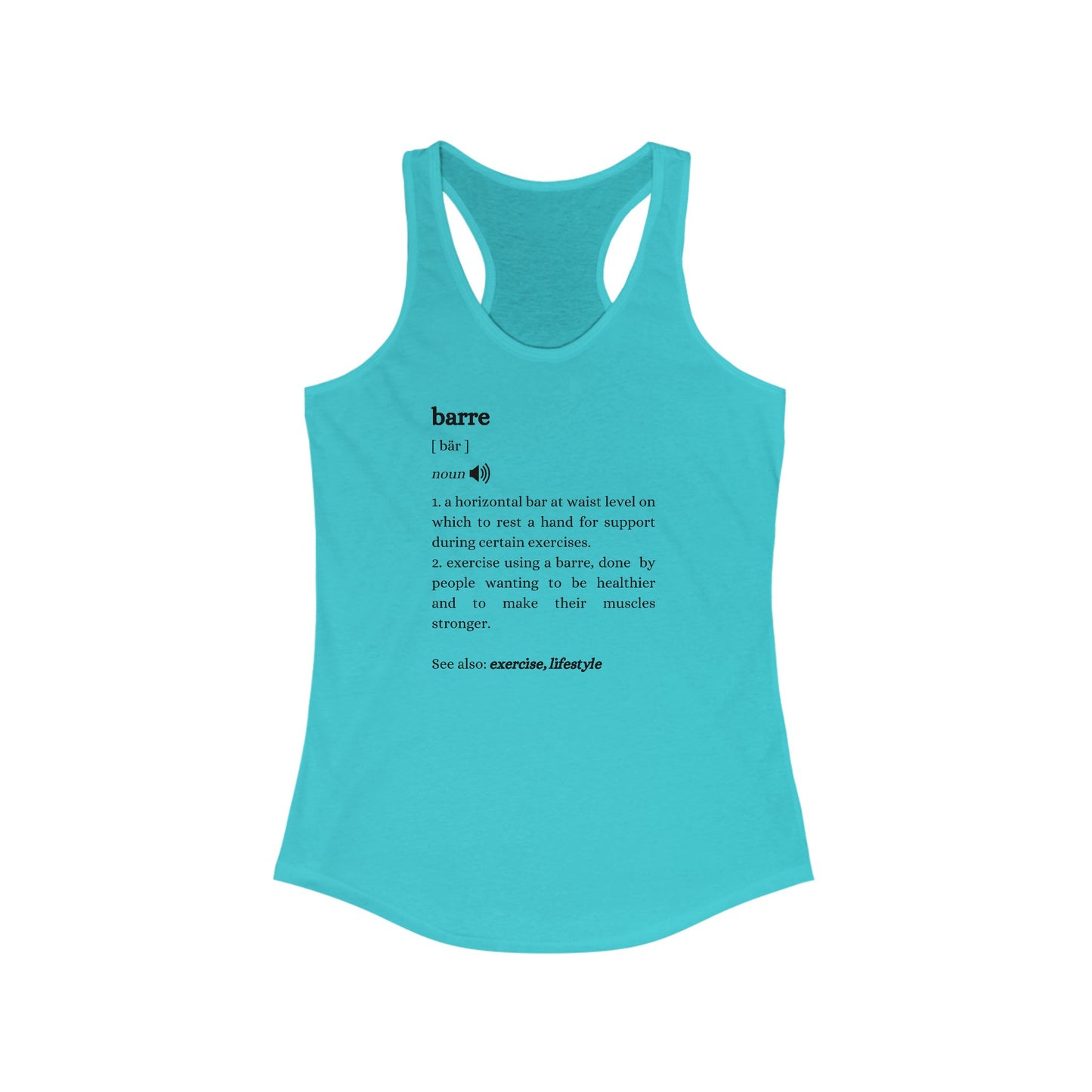 Definition: Barre Racerback Tank