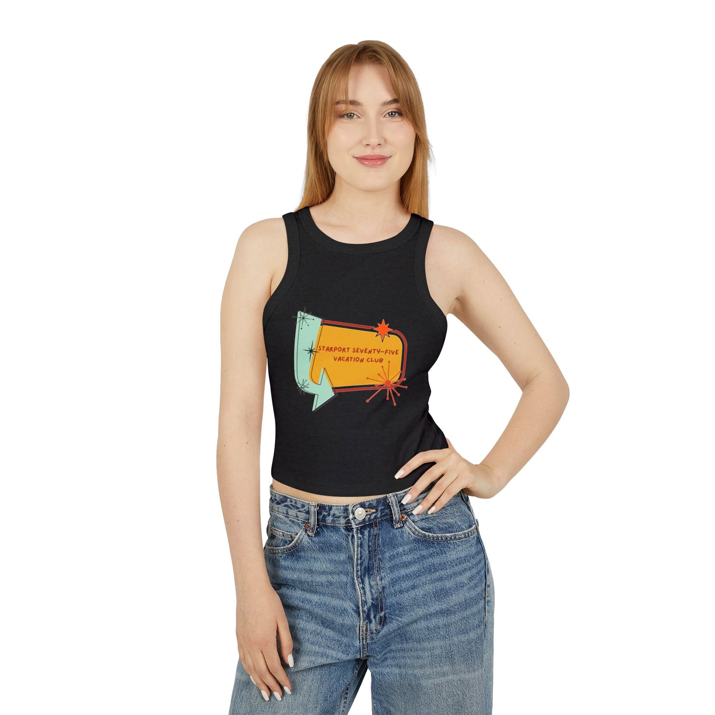 Women's Micro Rib Racer Tank Top